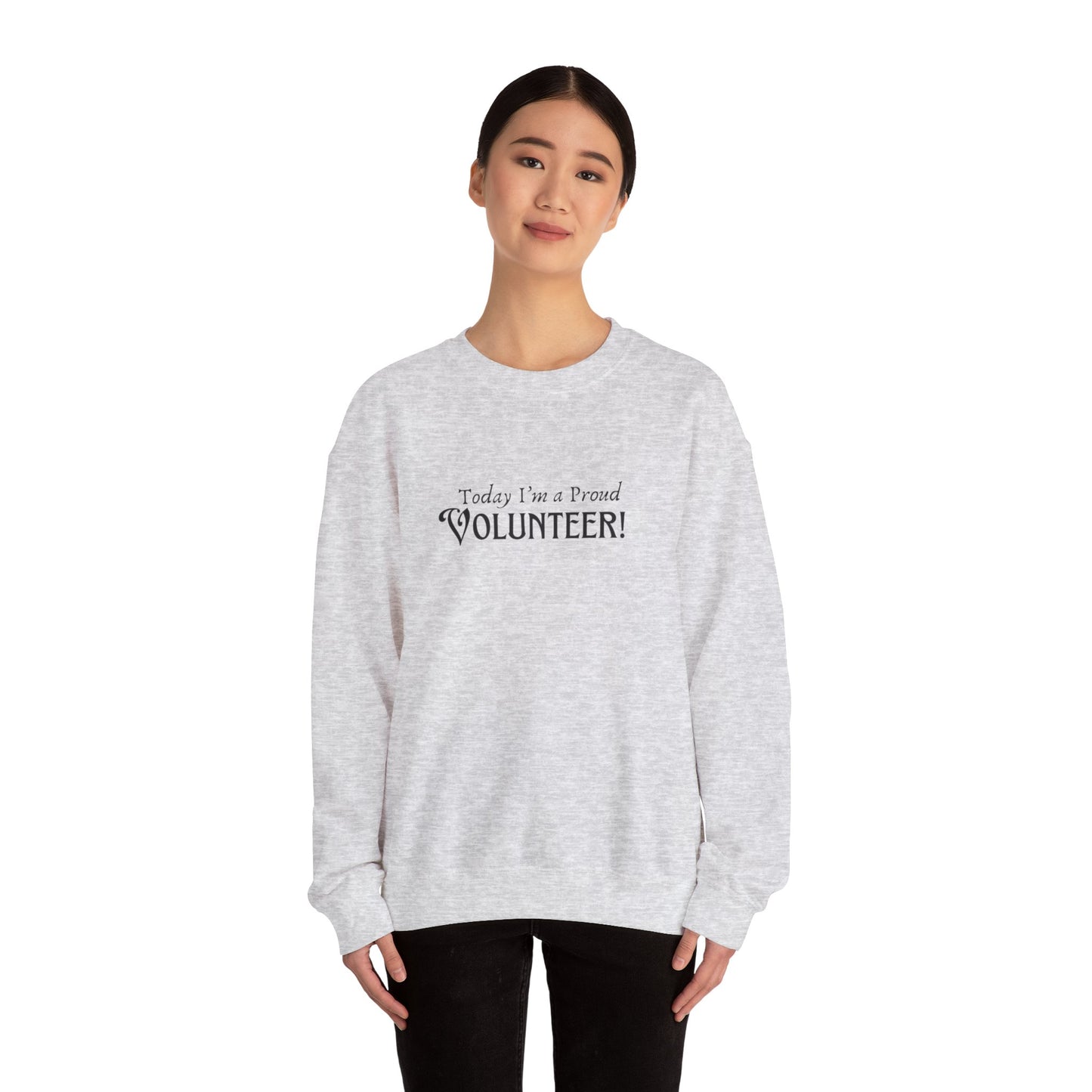 Proud Volunteer Unisex Heavy Blend™ Crewneck Sweatshirt