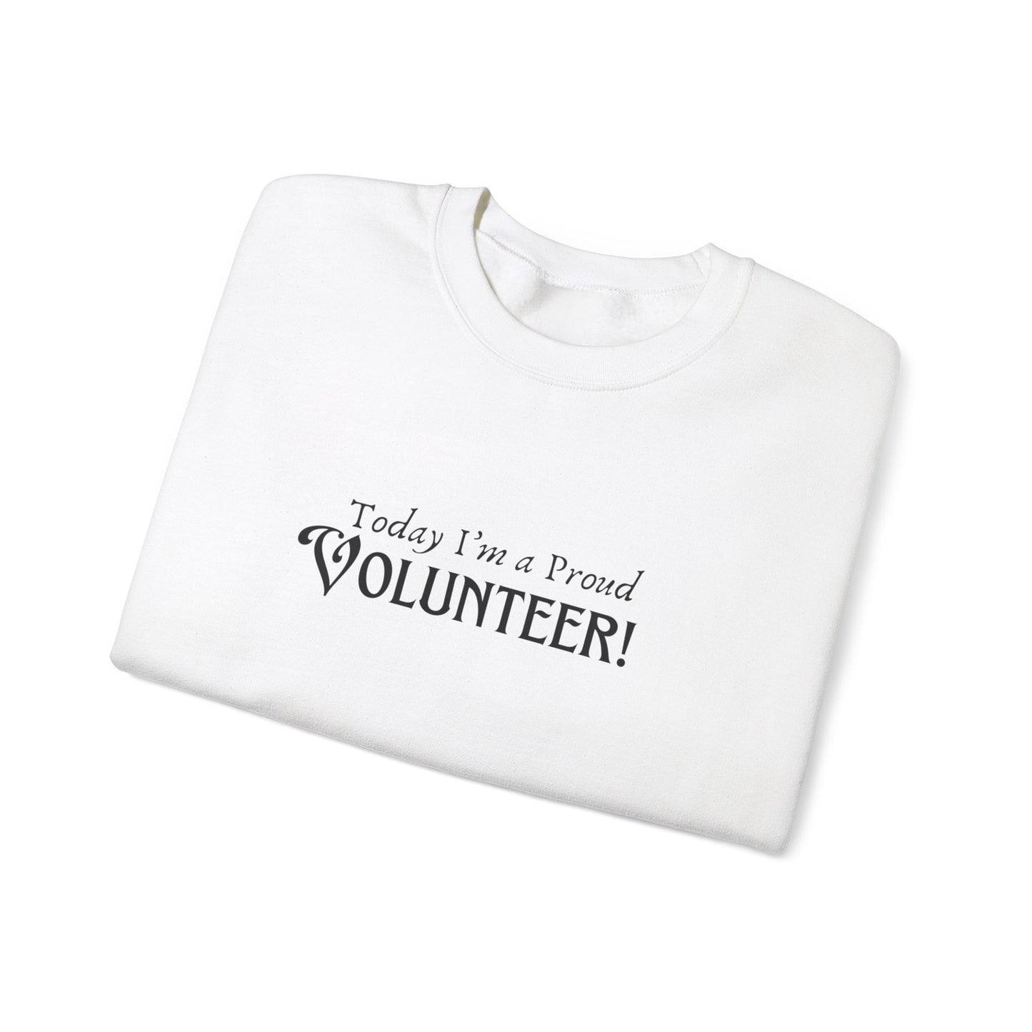 Proud Volunteer Unisex Heavy Blend™ Crewneck Sweatshirt