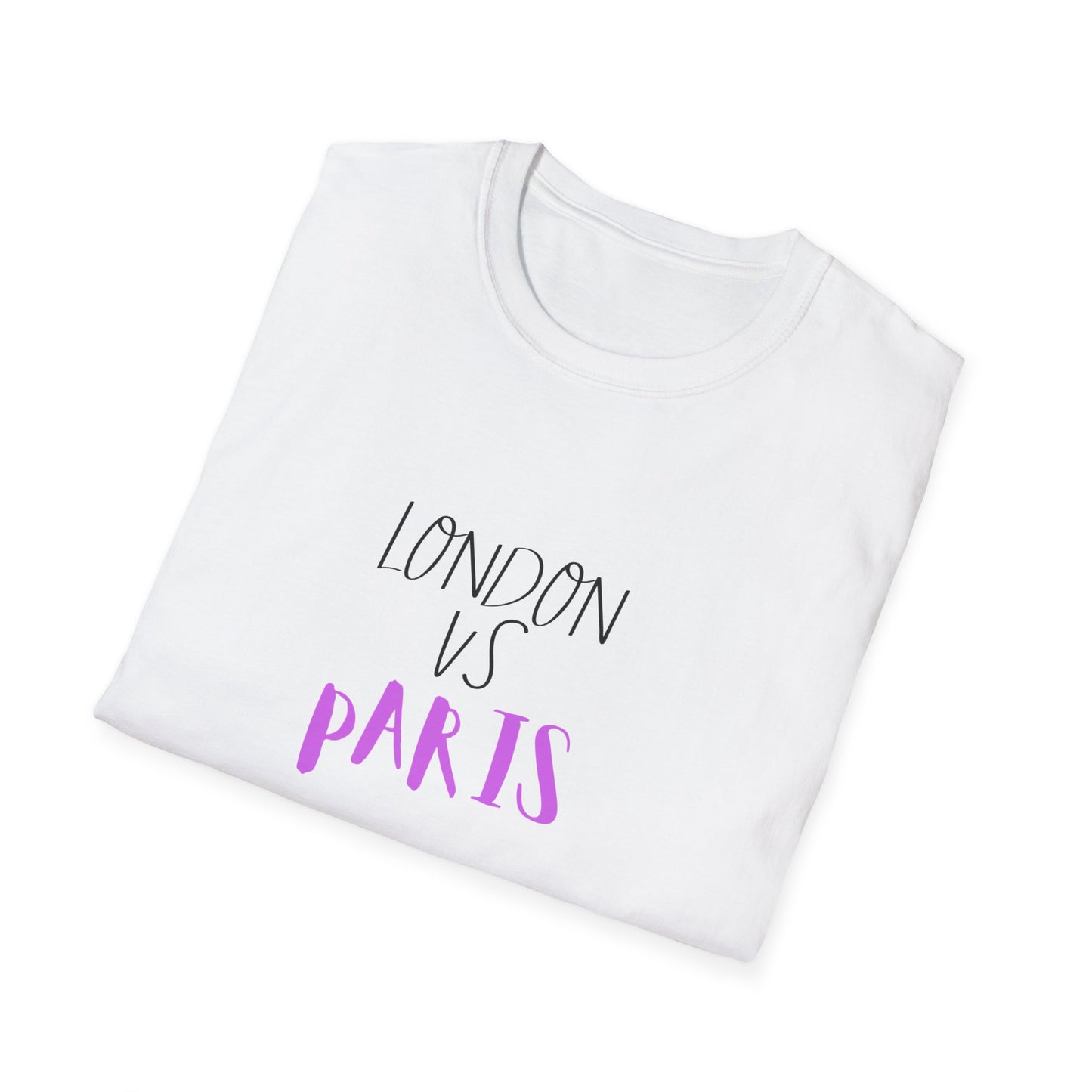 London VS Paris Unisex Softstyle T-Shirt