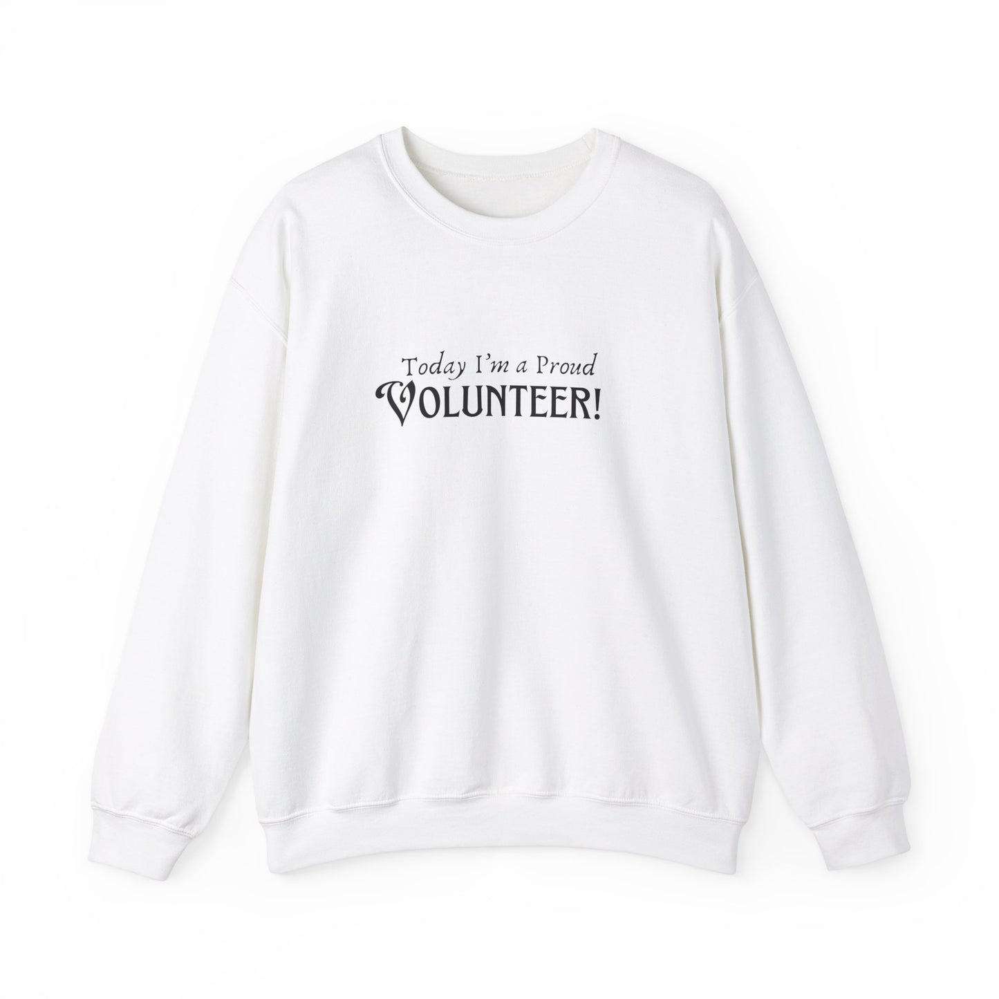 Proud Volunteer Unisex Heavy Blend™ Crewneck Sweatshirt