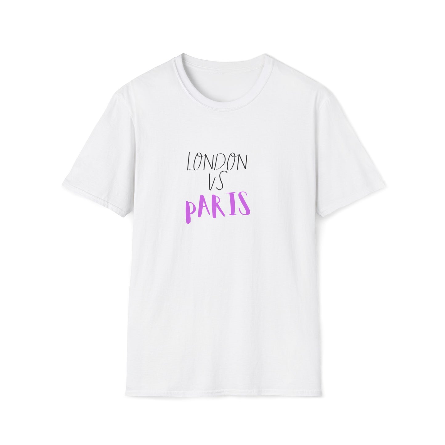 London VS Paris Unisex Softstyle T-Shirt