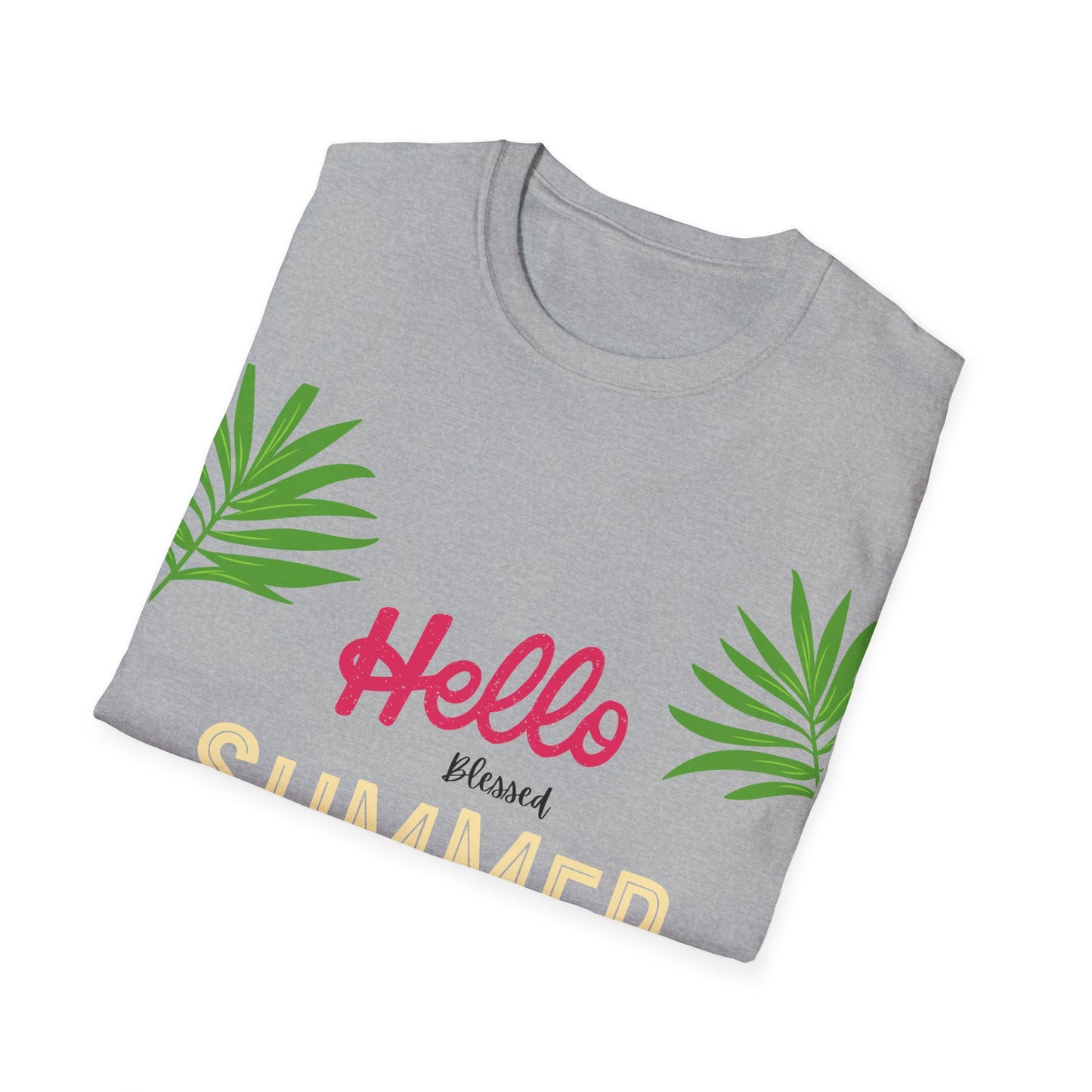 Hello Summer Unisex Softstyle T-Shirt