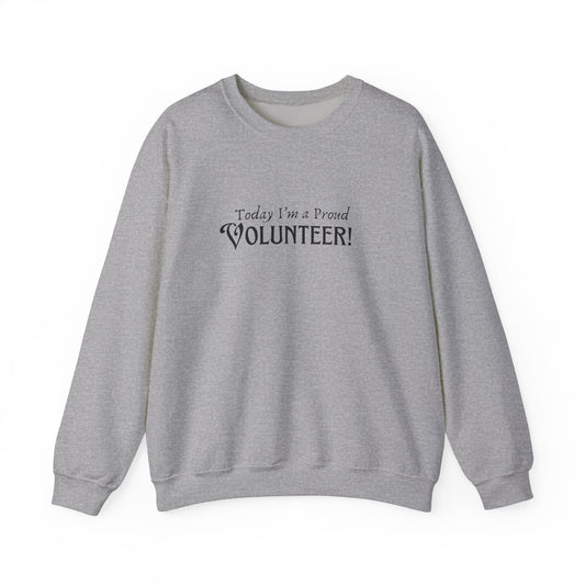 Proud Volunteer Unisex Heavy Blend™ Crewneck Sweatshirt