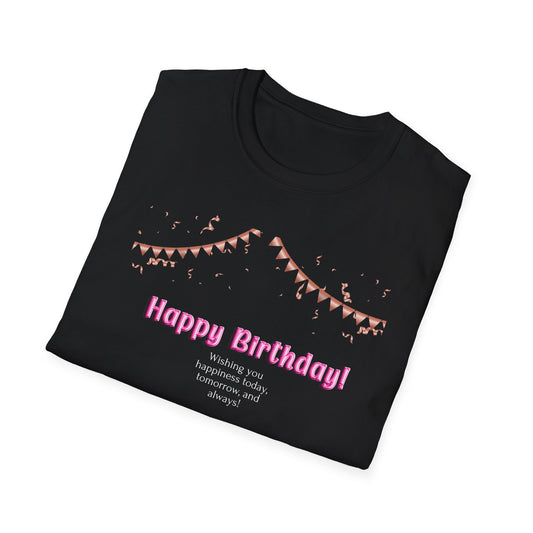 Custom Birthday Unisex Soft style T-Shirt