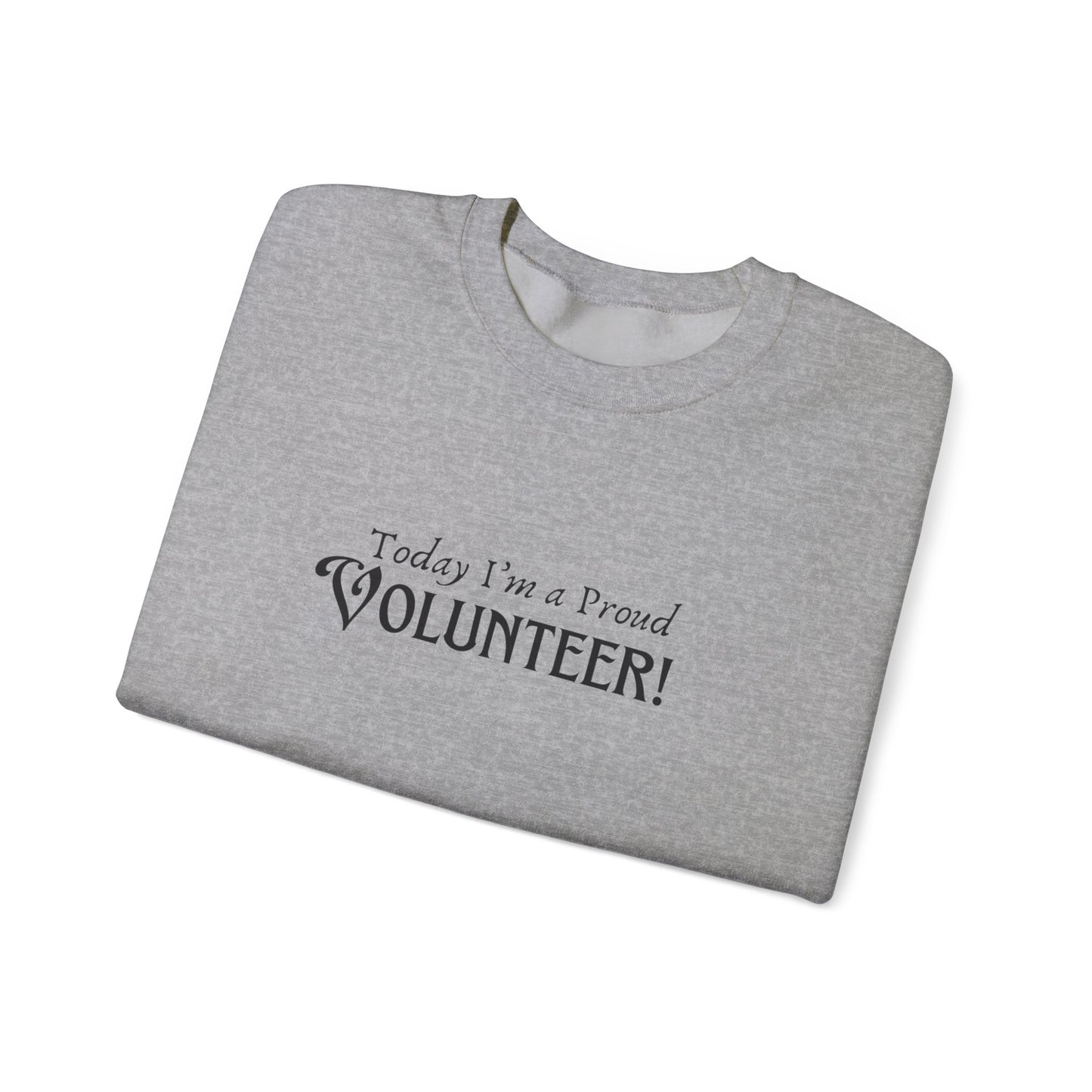 Proud Volunteer Unisex Heavy Blend™ Crewneck Sweatshirt